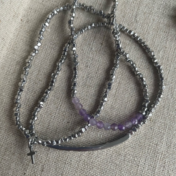 KEEP Collective Stretch Trio Silver Faith Set - Picture 4 of 4